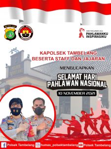 Hari Pahlawan, Kapolsek Tambelang: Spirit Pahlawan Harus Menjadi Inspirasi Dalam Tugas Pengabdian