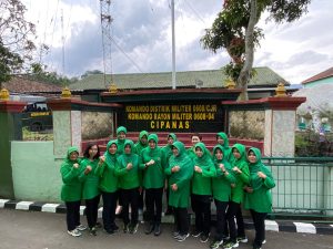 Jalin Silaturahmi, Ketua Persit KCK Cabang Cianjur Kunjungi Sejumlah Ranting