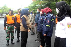 Dandim 0726/Sukoharjo Bersama Forkopimda, Dampingi Bupati Apel Siaga Bencana