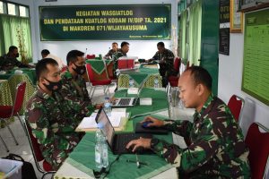 Korem 071/Wijayakusuma di Wasgiat Bidang Logistik dari Kodam IV/Diponegoro