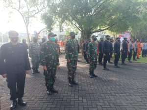 Kodim 0735/Surakarta Ikuti Apel Kesiap Siagaan Bencana Alam Kota Surakarta Tahun 2021