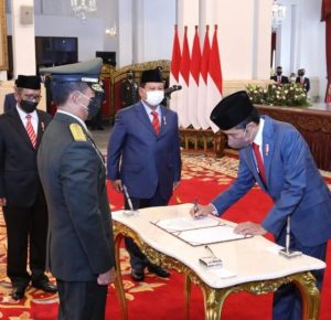 Presiden RI Joko Widodo Lantik Jenderal TNI Andika Perkasa Sebagai Panglima TNI