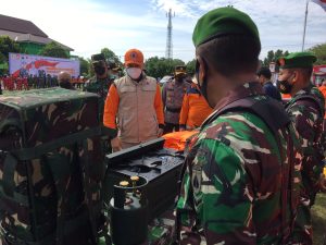 Sinergi Hadapi Bencal, TNI-Polri Dan Pemda Wonogiri Gelar Apel Kesiapsiagaan Dan Gelar Perlengkapan