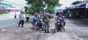 Koramil Simo Ajak Warga Waspadai Penyebaran Covid 19