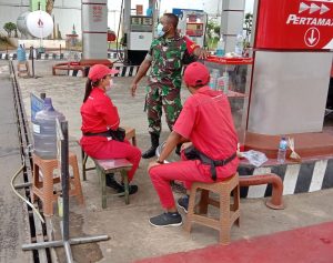 Ini Tujuan Anggota Koramil Sidoharjo Gelar Gakplin Protokol Kesehatan