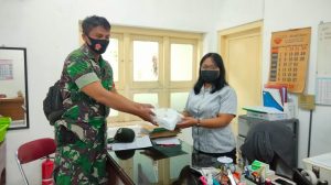 Sersan Mayor Yudhi Sambangi Wilyah Binaan Sambil Terapkan PPKM