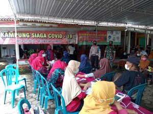 Danramil 16/Jatiroto : Walaupun Sudah Divaksin, Harus Tetap Disiplin Terapkan Protkes