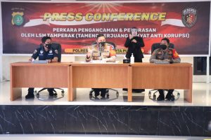 Lakukan Pemerasan dan Pengancaman, Ketua DPP LSM TAMPERAK Jadi Tersangka
