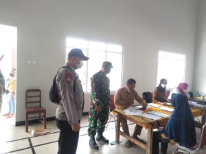 Babinsa Selalu Hadir Saat Vaksinasi di Daerah Binaan