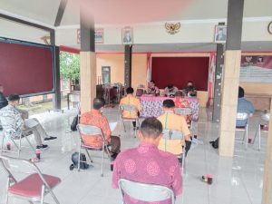 Wakili Danramil, Peltu Dedy Hadiri Rakor Persiapan Pelaksanaan Seleksi Pengisian Perangkat Desa