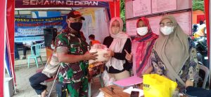 Percepatan Kekebalan Komunal, Koramil 08/Duren Sawit Kerja Sama Lurah Klender Gelar Vaksinasi