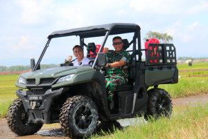 Dislitbangad Gelar Uji Coba Kendaraan Khusus ATV (All Terrain Vehicle) dan UTV (Utility Task Vehicle) CFMoto