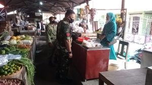 Serda Mujono Aktif Laksanakan Pengecekan PPKM Level 2 Di Pasar Joglo