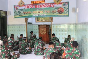 Dalam Rangka Memperingati Hari Juang TNI AD, Kodim 0808/Blitar Gelar Do’a Bersama