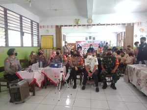 Polsek Tanjung Duren, Polres Metro Jakarta Barat Punya Cara Tersendiri Untuk Menarik Vaksin Anak Usia 6-11 Tahun