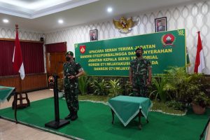 Danrem 071/ Wijayakusuma Pimpin Sertijab Dandim 0702/Purbalingga dan Penyerahan Jabatan Kasiterrem 071/Wijayakusuma