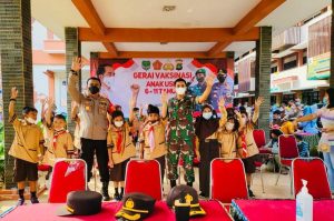 Sebanyak 443 Anak Berusia 6-11 Tahun Di SDN Mangga Besar Tamansari Telah Tervaksin
