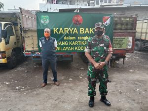 Hari Juang TNI AD TA 2021, Koramil 02/TB Gelar Karya Bakti di Kelurahan Pekojan