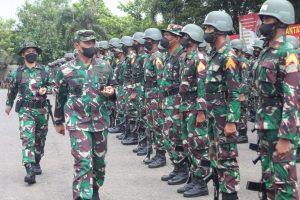 Danrem 074/Warastratama Bersama Dandim 0728/Wonogiri Hadiri Penutupan Latihan Napak Tilas Taruna Akademi TNI Tingkat I