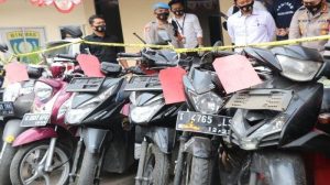 Kurun Waktu 1 Tahun Polres Metro Jakarta Barat Mengungkap Sebanyak 41 Kasus Ranmor dan 57 Tersangka Yang Beraksi Diwilayah Jakarta barat