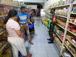 Malam Hari Toko Swalayan Tak Luput Dari Patroli Protkes