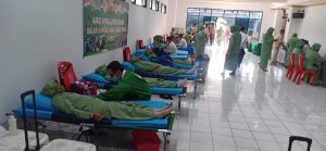 Bakti Sosial Donor Darah Dalam Rangka Hari Juang TNI AD