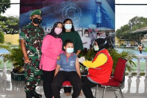 Cara Danrem 081/DSJ Agar Anak-Anak Tidak Takut Divaksin