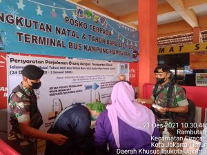 Penumpang dan Pengemudi di Terminal Kampung Rambutan Jalani Test Antigen Gratis