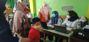 Madrasah Ibtidaiyah Swasta Nurul Hasanah Menggelar Vaksinasi Anak Usia 6-11 Tahun
