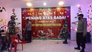 Jelang Natal Dan Tahun Baru, Koramil Dan Polsek Puhpelem Intensifkan Patroli Ke Gereja