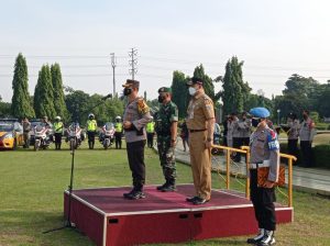 Polres, Kodim 0505/JT Bersama FORKOPIMKO Jakarta Timur Gelar Apel Kesiapan Pengamanan Nataru