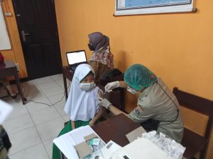 Giat Vaksinasi di Lakukan Sekolah Tunas Karya