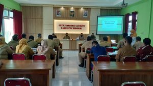 Wakili Danramil, Pelda Panggung Hadiri Lokmin Linsek Puskemas Jatiroto