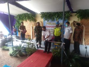 Batuud Koramil 06/Batuwarno Hadiri Pencanangan Kampung KB “ Hepi “