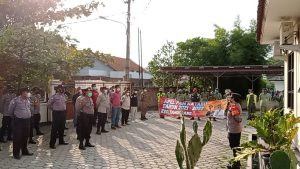 Tiga Pilar Tambora Gelar Apel Pasukan Dalam Rangka Pengamanan Malam Tahun Baru 2022