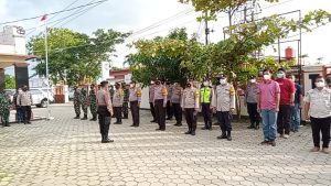 Polsek Tambelang Gelar Apel Pasukan Pengamanan Malam Tahun Baru 2022