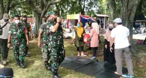 Woro-woro Danramil 07/Cipayung Bersama Tiga Pilar di Lokasi Wisata TMII