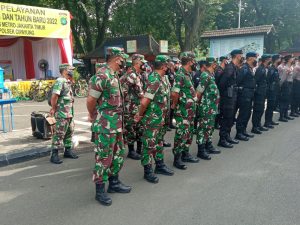 Apel Gelar Gabungan TNI-Polri dan Sudin Pariwisata, Giat Operasi Lilin Jaya 2021 Terpusat di TMII