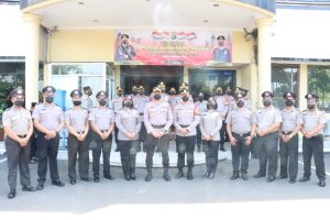 138 Personel Polres Metro Jakarta Barat Mendapatkan Kenaikan Pangkat