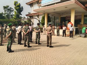 Koramil 01/Jatinegara Bersama Tiga Pilar Giat PPKM Pergub NO. 3 TA. 2022