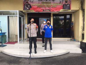 Satres Narkoba Polres Metro Jakarta Barat Melaksanakan Apel Satker di Halaman Polres Metro Jakarta Barat