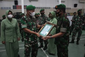 Purna Tugas, Sebanyak 15 Prajurit Dan PNS Kodim Wonogiri Dilepas Dengan Upacara