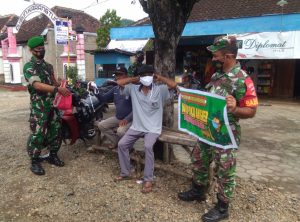 Ini Tujuan Anggota Koramil Gelar Gakplin Prokes Di Tempat Umum