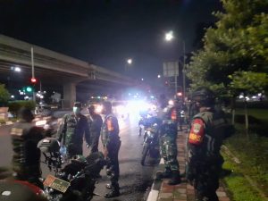 Antisipasi Kejahatan Malam, Kodim 0505/JT Laksanakan Giat Patroli Rutin