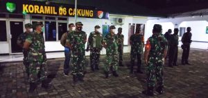 Wujudkan Kamtibmas Aman, Danramil 06/Cakung Pimpin Apel Patroli Malam