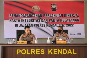 Pelaksanaan Anggaran Tahun 2022, Kapolres Kendal: Sudah Tidak Jaman Potong Anggaran