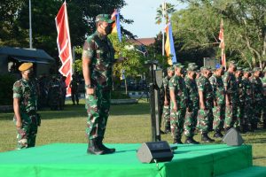Cegah Kelompok Radikal, Kodam VI/Mulawarman Apel Gelar Pasukan