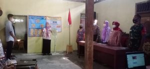 Babinsa Sendangsari Hadiri Sosialisasi Kenakalan Remaja Dan Fungsi Reproduksi Bagi Remaja