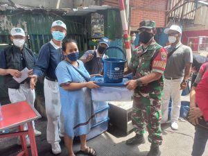Danramil 02/TB Dampingi Anggota DPRD Dalam Kunjungan Kerja Di Lokasi Pasca Kebakaran