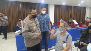 Polres Metro Jakarta Barat Gelar Vaksinasi Covid-19 Booster di Balai Warga Apartemen Mediterania